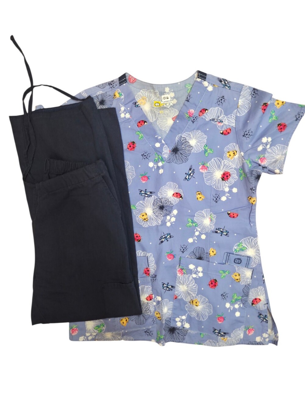Flowers Scrub Set